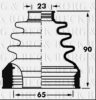 BORG & BECK BCB2893 Bellow, driveshaft